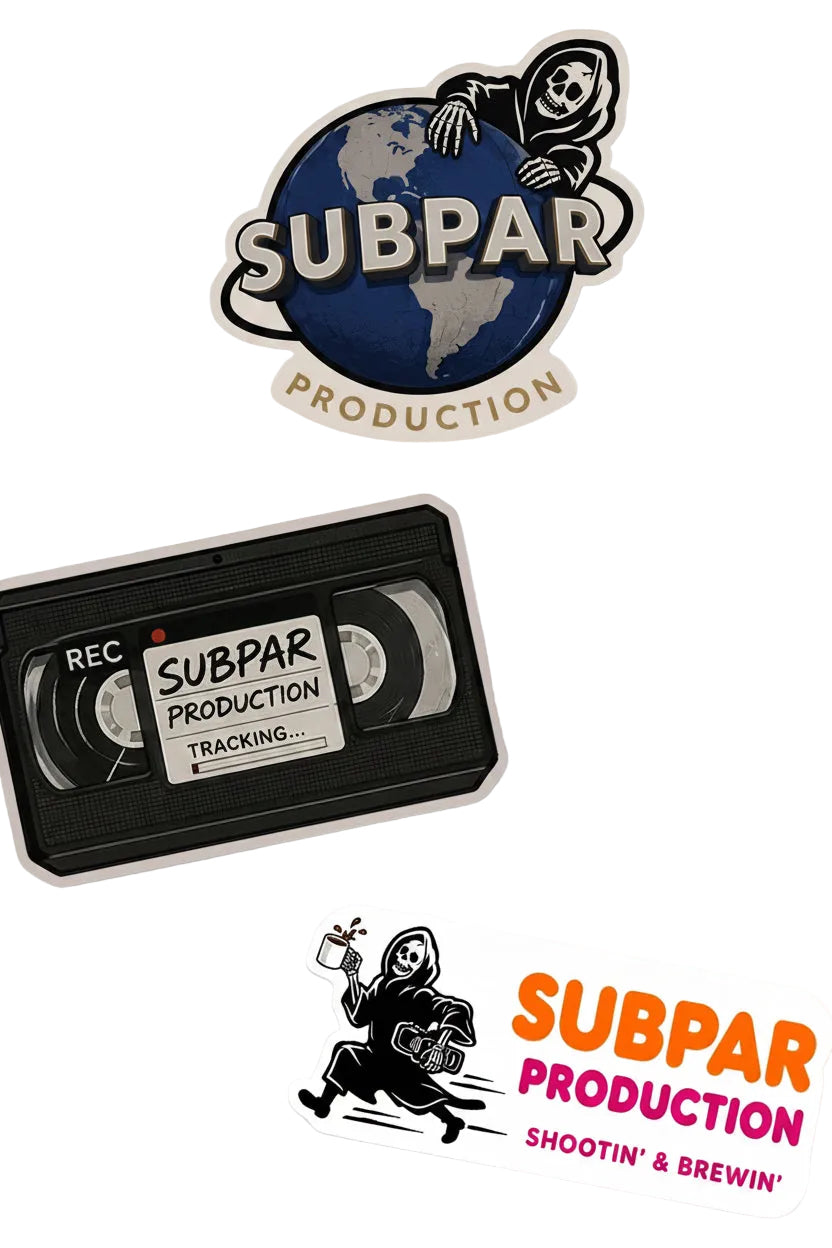 Die Cut Sticker Pack (3 Pack)